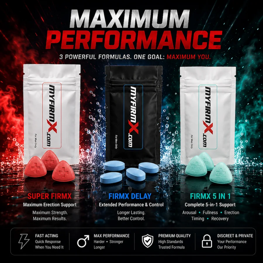 Super FirmX supplement pouch, for men only
